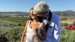 Los elegantes outfits que AK:420 e Ignacia Antonia usaron para ir a un matrimonio juntos