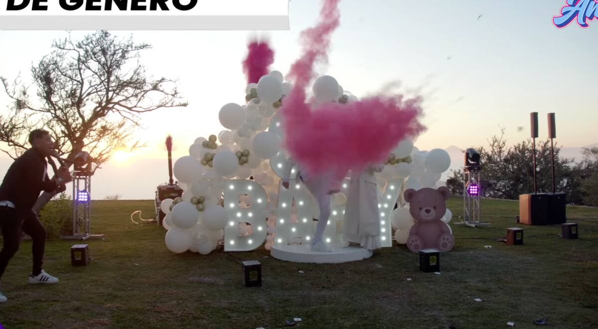 La pareja espera a una niña.