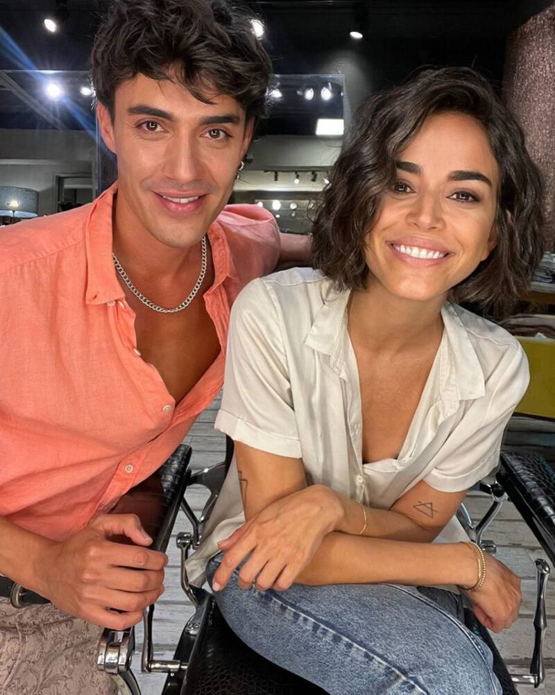 Ignacia Baeza junto a Rodrigo Castro