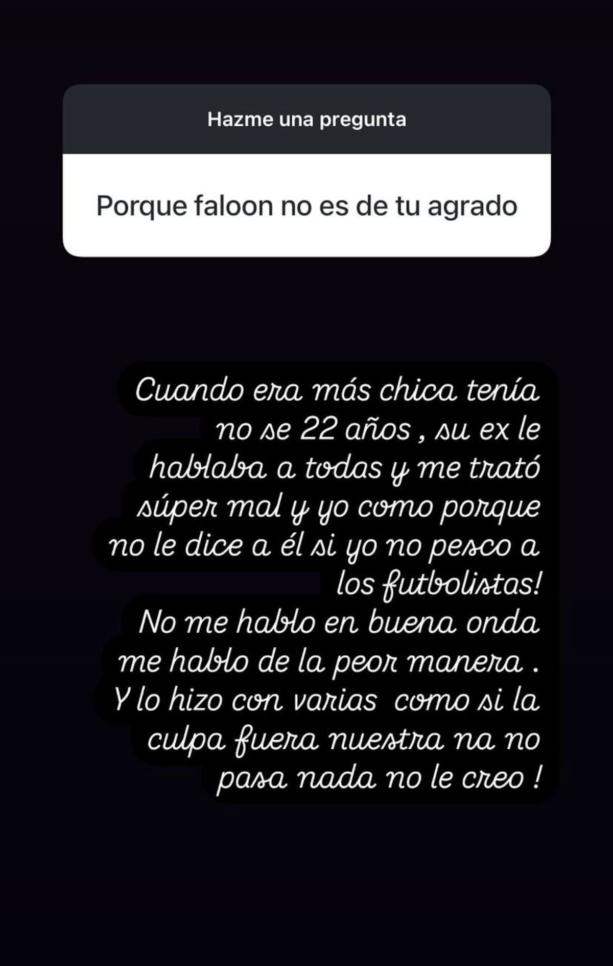 en picada contra Faloon Larraguibel.