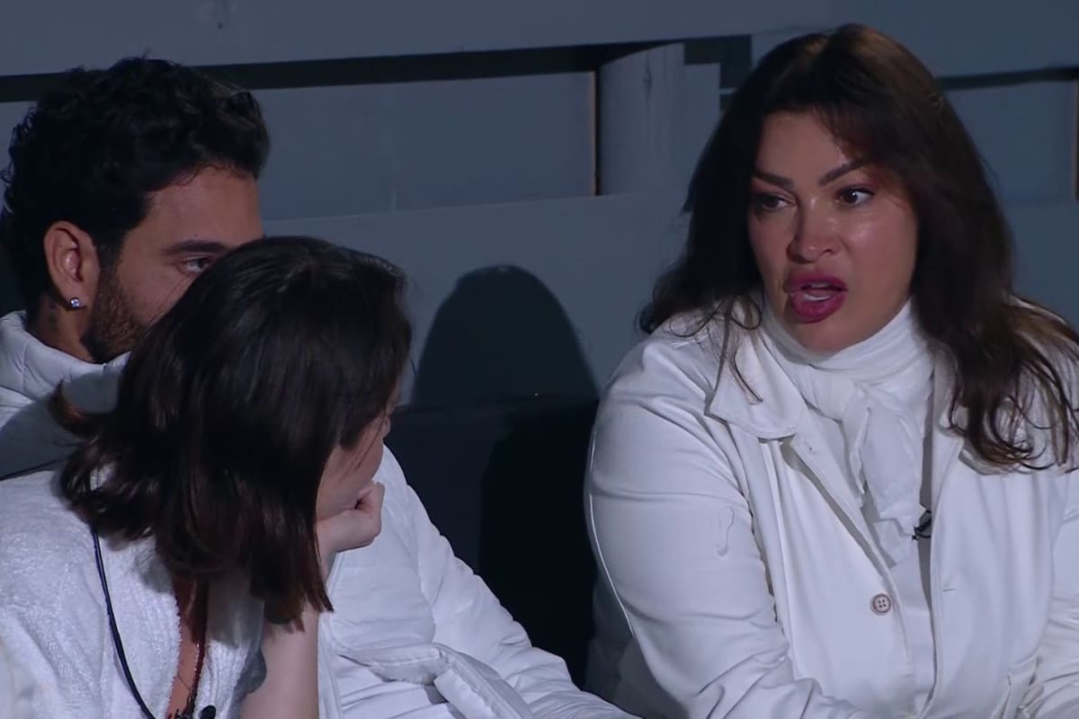 La chica reality fue contenida por Marlen Olivari. Créditos: Canal 13.