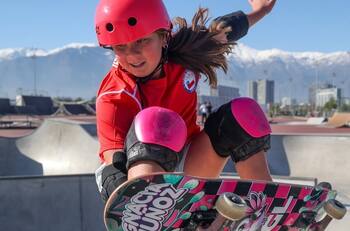Carta para Los Angeles 2028: La joven promesa chilena de solo 12 años en Skateboarding