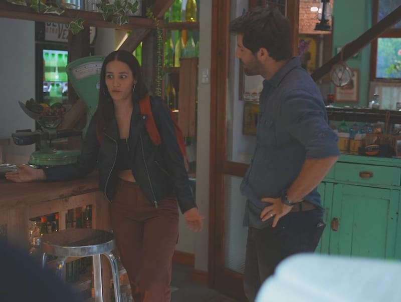 Cristián Arriagada e Ignacia Sepulveda, padre e hija en "Dime con quién andas" de CHV