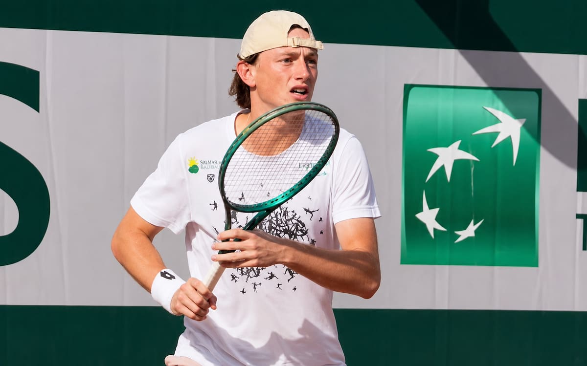 El tenista peruano en Roland Garros. Foto: Ignacio Buse en Instagram.
