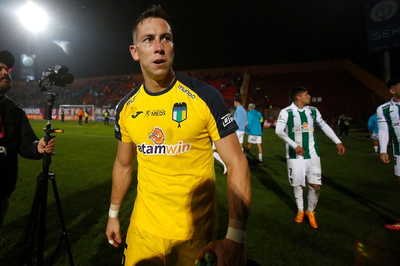 El portero de O'Higgins tras eliminar a la U de Copa Chile. Foto: Aton.