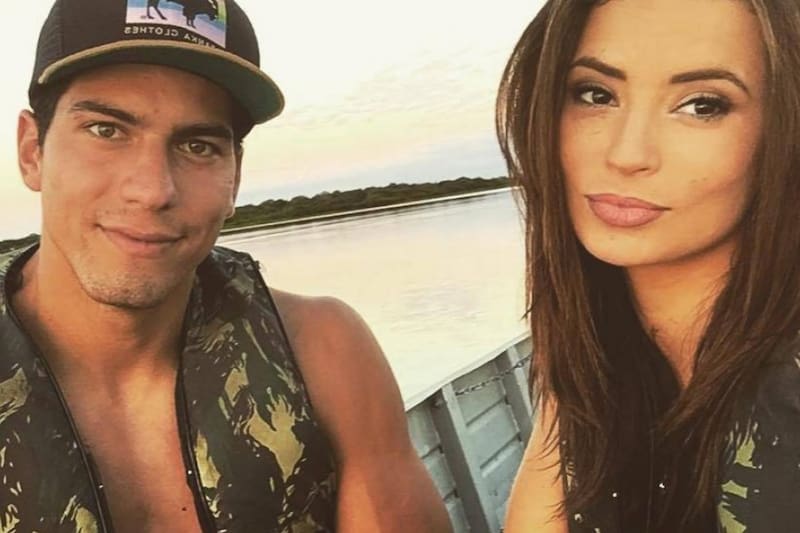 Ignacio Lastra y Julia Fernandes terminaron tras el accidente. Créditos: Instagram