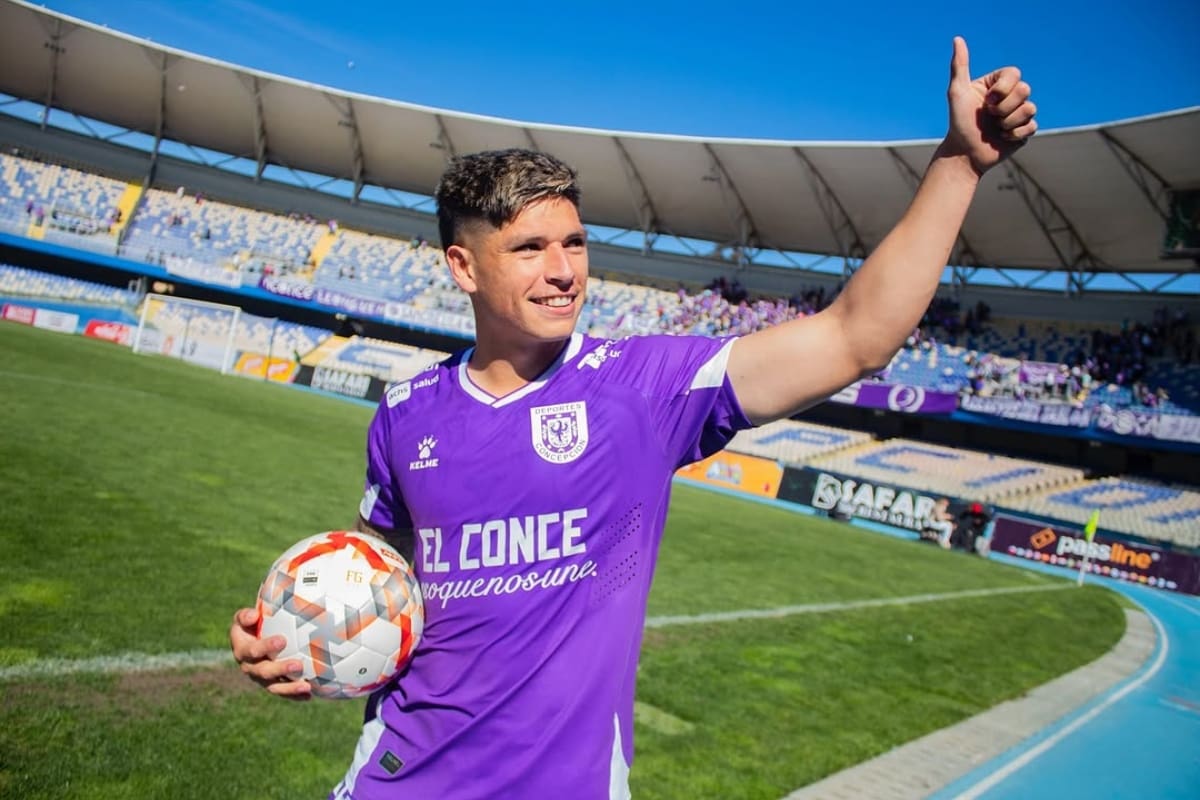 Ignacio Mesías en su paso por Deportes Concepción.