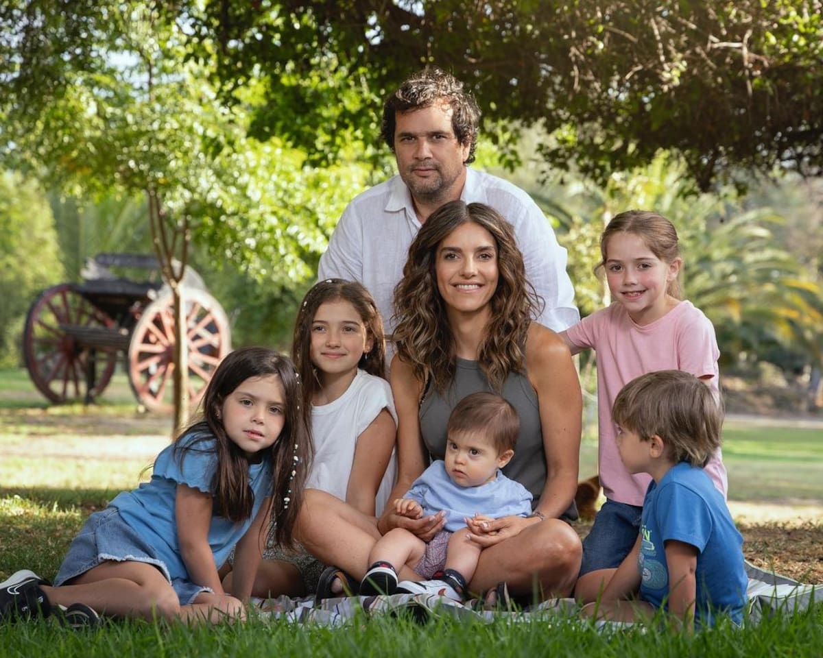La familia de Ignacio Rivadeneira y María Luisa Godoy.