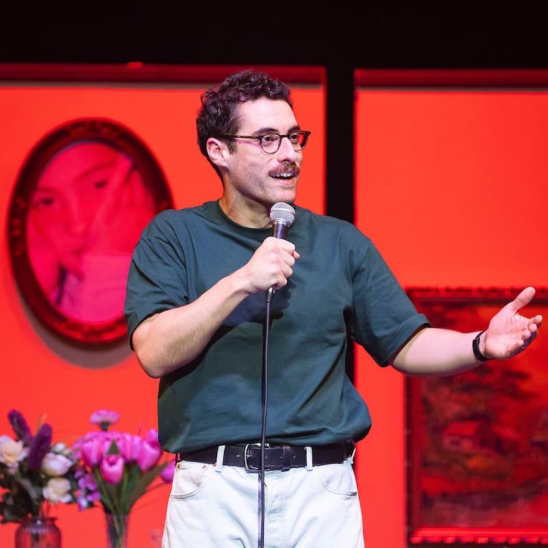 El comediante se presentó en el teatro Caupolicán.