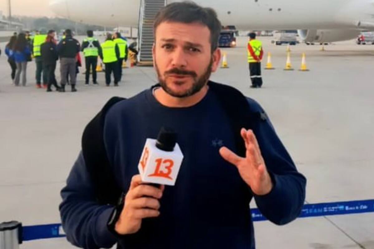 Ignacio Valenzuela se confundió mientras comentaba en vivo en Canal 13.