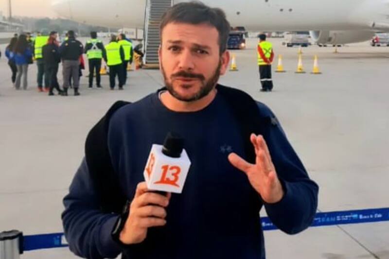 Ignacio Valenzuela se confundió mientras comentaba en vivo en Canal 13.