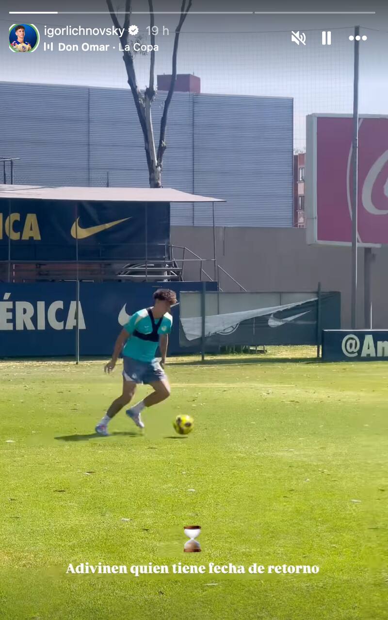 El defensor ya entrena en Club América.