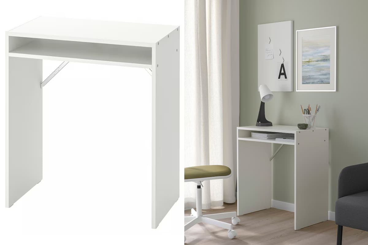 Es ideal para las habitaciones pequeñas en donde debe haber un espacio de estudio o trabajo.