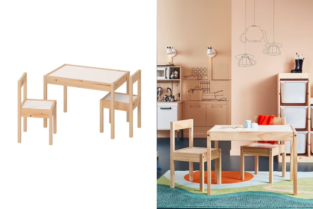 Esta es una opción muy económica para que los niños tengan un lugar para dibujar y jugar.