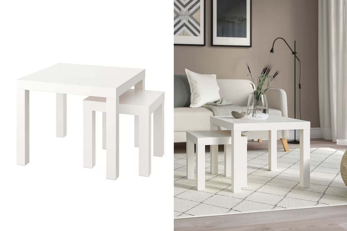 Estas mesas de centro están muy en tendencia.