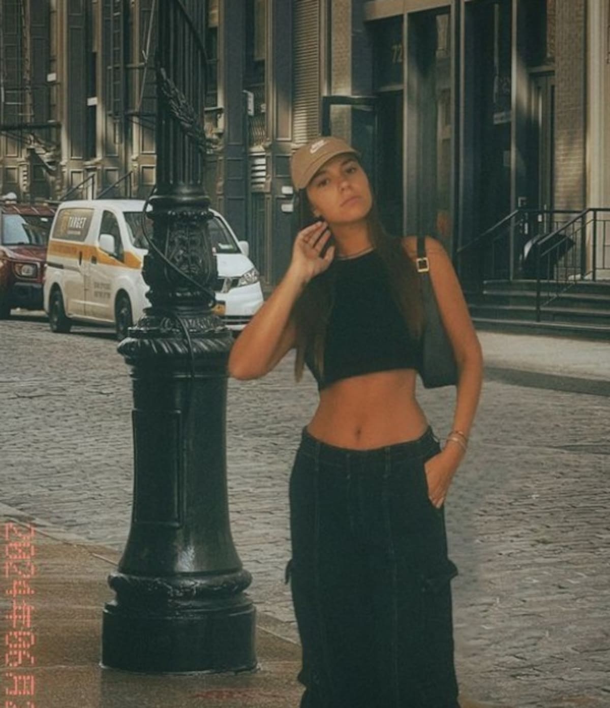 Ilaria Cancian posando desde Nueva York. Créditos: Instagram