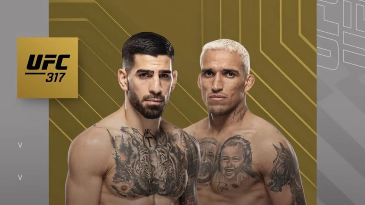 por la UFC 317. Foto: UFC.