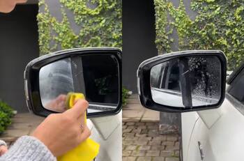 Así puedes impermeabilizar los espejos de tu auto en días de lluvia usando un solo producto que ya tienes en casa