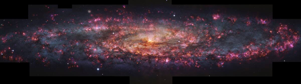 Esta es la fotografía completa que consiguieron los astrónomos.