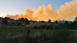 VIDEO | Declaran alerta roja por incendio en Lampa: hay peligro de propagación a viviendas