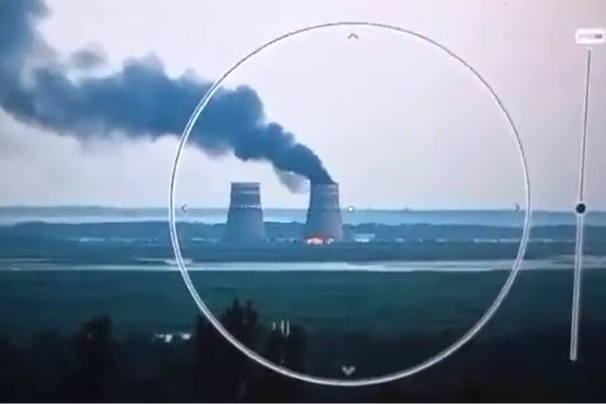 Las llamas se dieron justamente en la planta nuclear más grande de Ucrania.