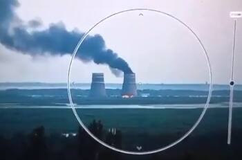 VIDEO | Rusia causa incendio de grandes proporciones en Central nuclear de Zaporiyia en Ucrania
