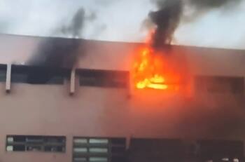 ÚLTIMO MINUTO: Reportan incendio en edificio contiguo al Penal Punta Peuco