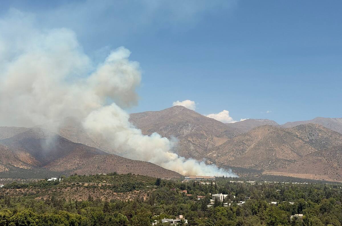 La UC actualizó la situación del incendio en San Carlos de Apoquindo: se sospecha intencionalidad