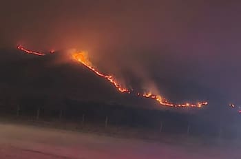 Incendio forestal consume más de 800 hectáreas y obliga a suspender clases en tres comunas de la RM