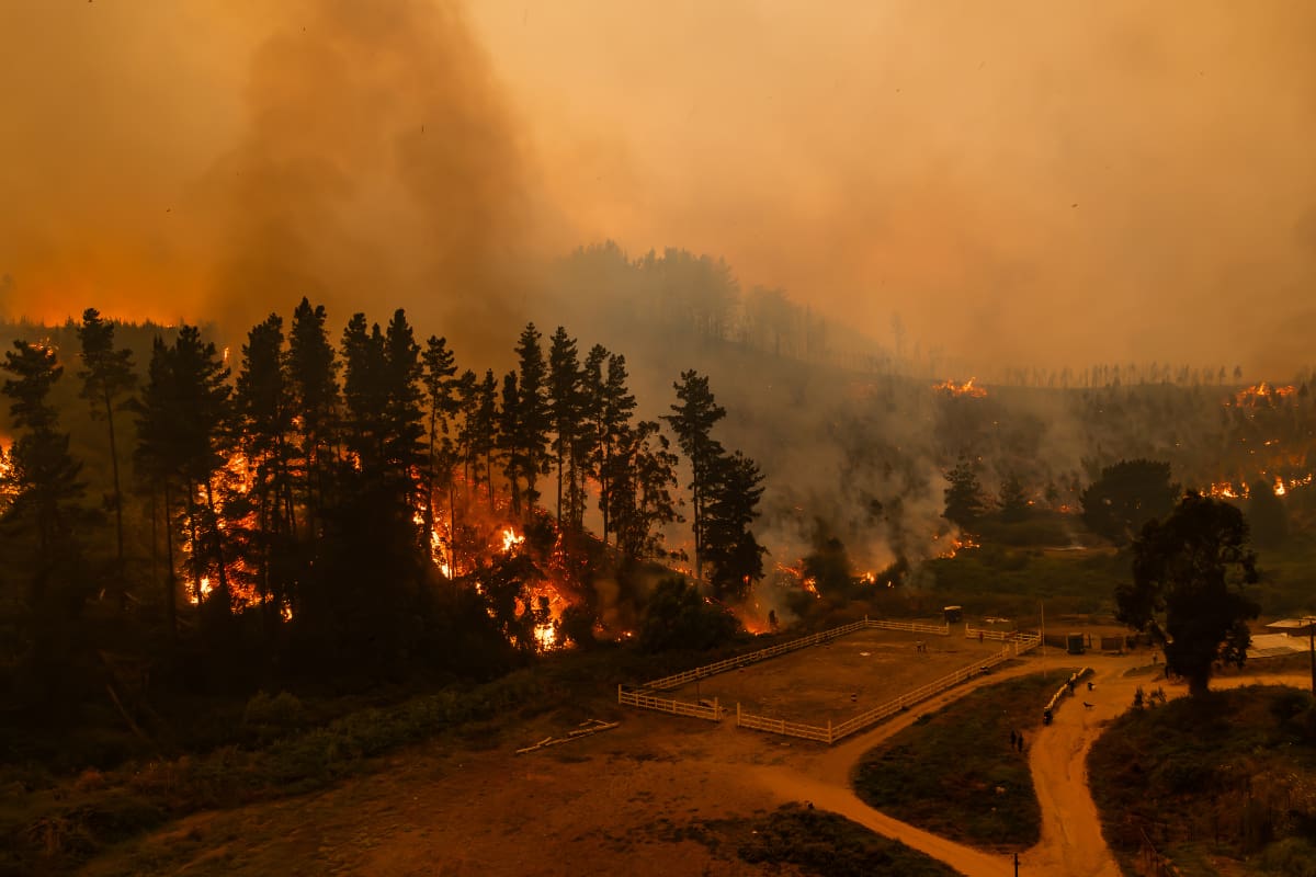 Producto de la catástrofe, ya se reportan 19 personas fallecidas. Créditos: Javier Torres/Aton Chile.