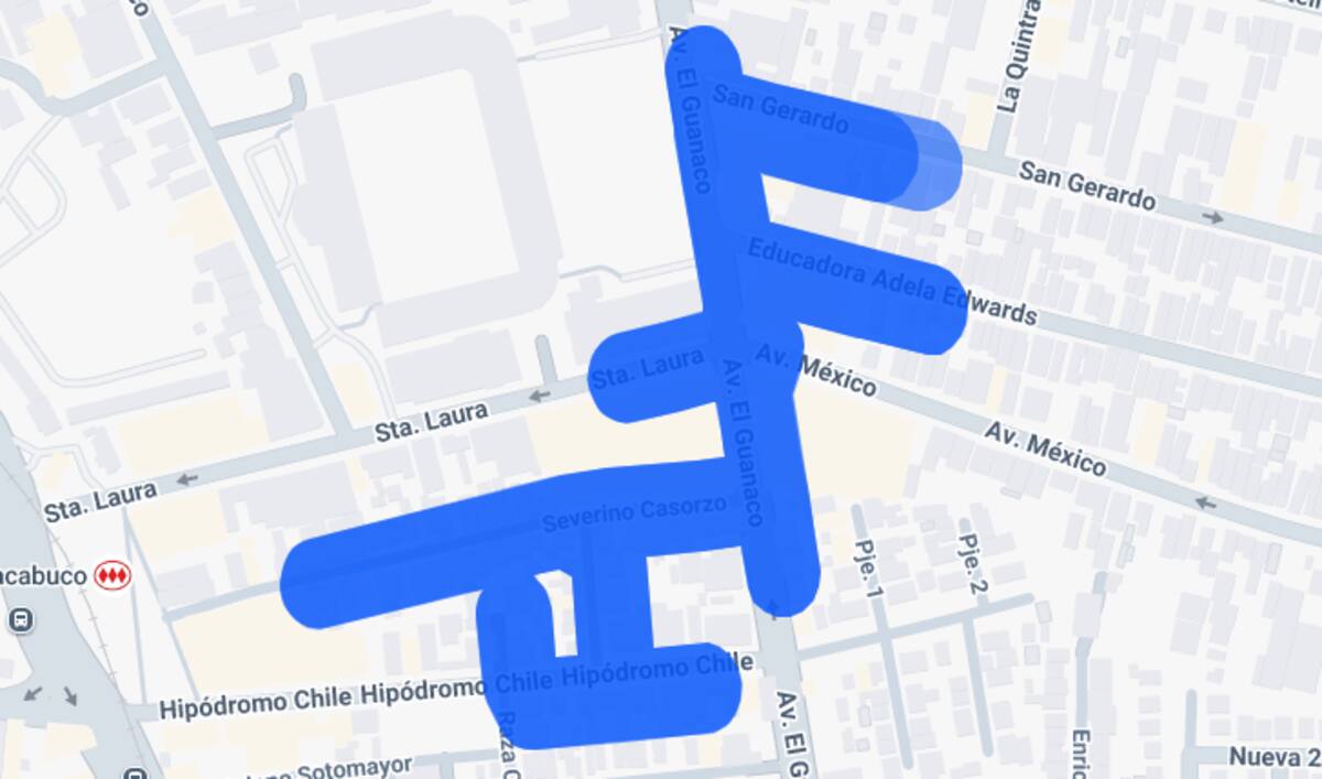 Estas calles se verán afectadas por corte de luz programado. Créditos: Enel.