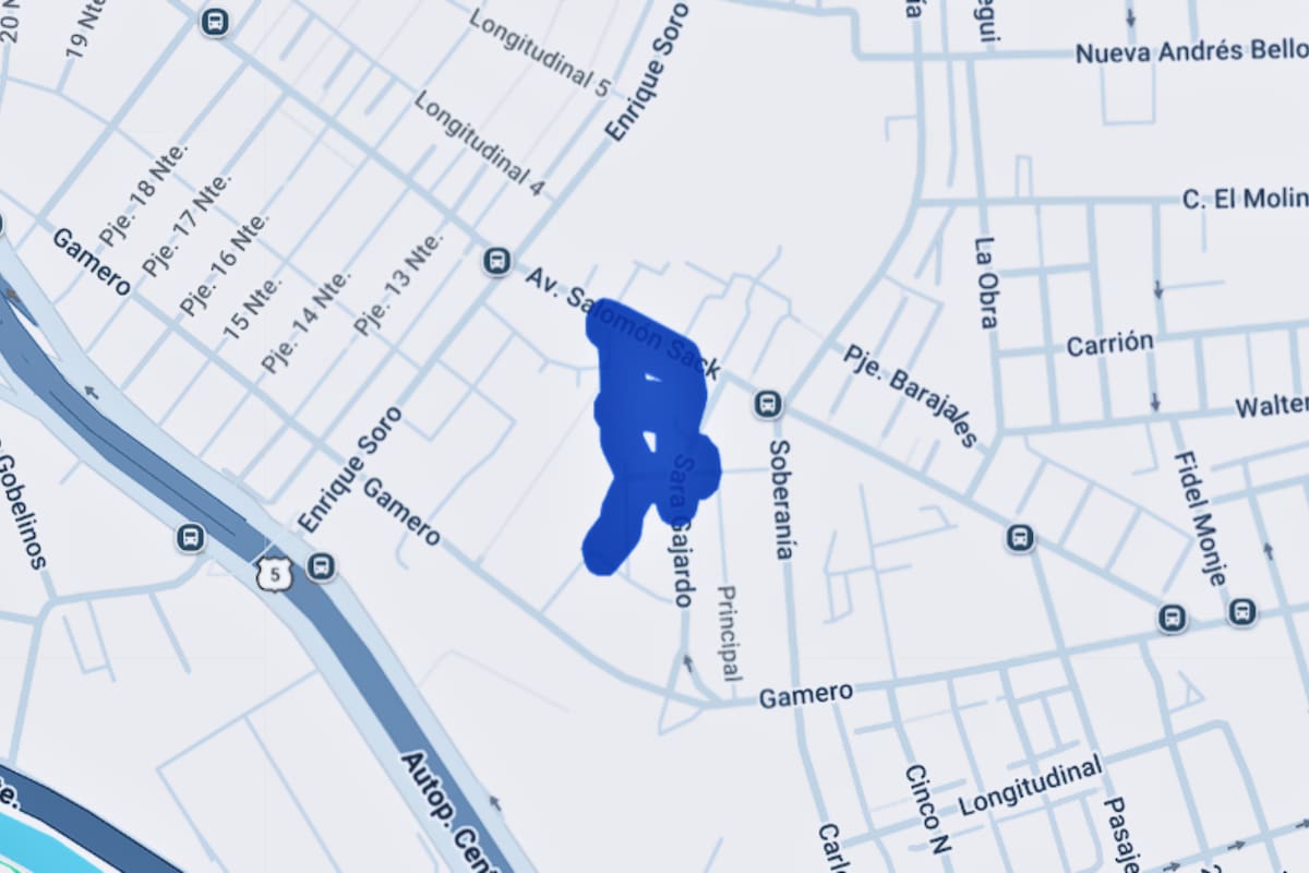 Una de las suspensiones más extensas de la jornada. Créditos: Enel.
