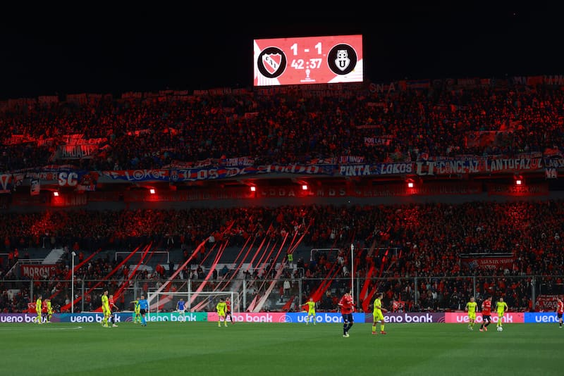Tribuna Pavoni, sector de los incidentes en Copa Sudamericana. Foto: Aton.