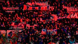 Con Colo Colo y la UC: el llamativo lienzo en apoyo a la U que se llevó todas las miradas en Primera B