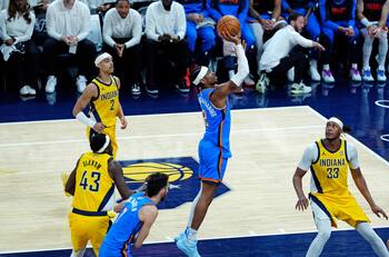 Finales de la NBA: Oklahoma sorprende a Indiana e iguala la serie