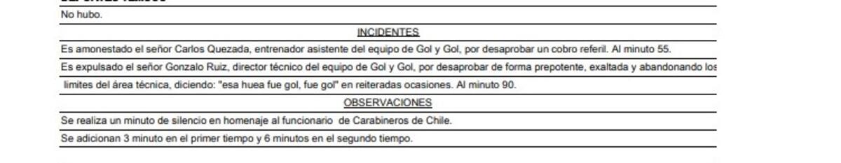 El gol que no fue en Copa Chile