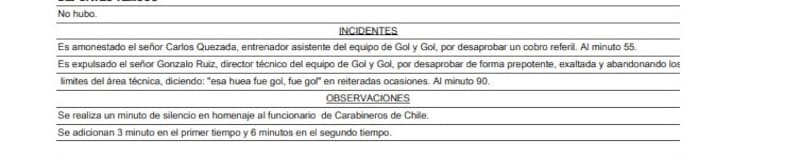 El gol que no fue en Copa Chile