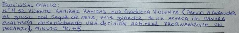 La agresión en Provincial Ovalle vs Deportes Copiapó