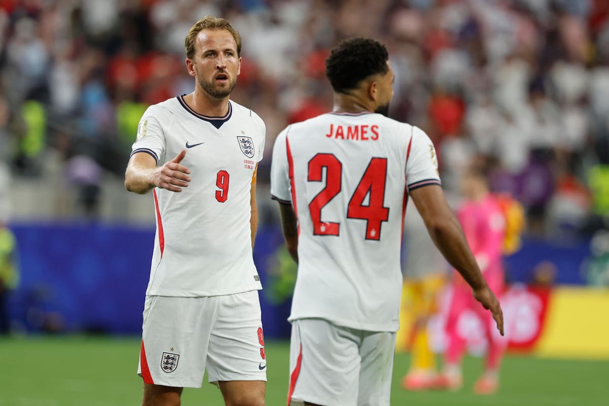 El cuadro de Harry Kane enfrenta hoy a Ghana. Foto: EFE.