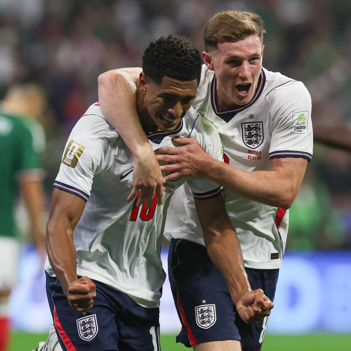 En un partidazo: Inglaterra sobrevive con un hombre menos y deja a México fuera del Mundial 2026