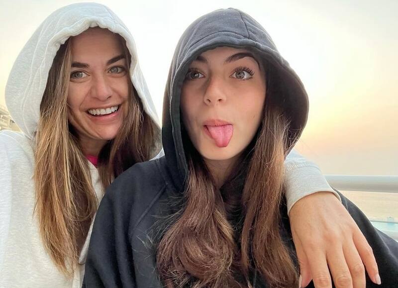 Dejó registro de sus vacaciones junto a su hija / Instagram.