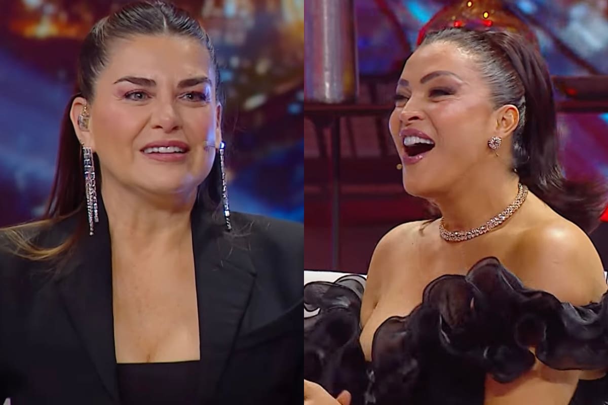 Ambos rostros de TV estuvieron con el mismo animador chileno.
