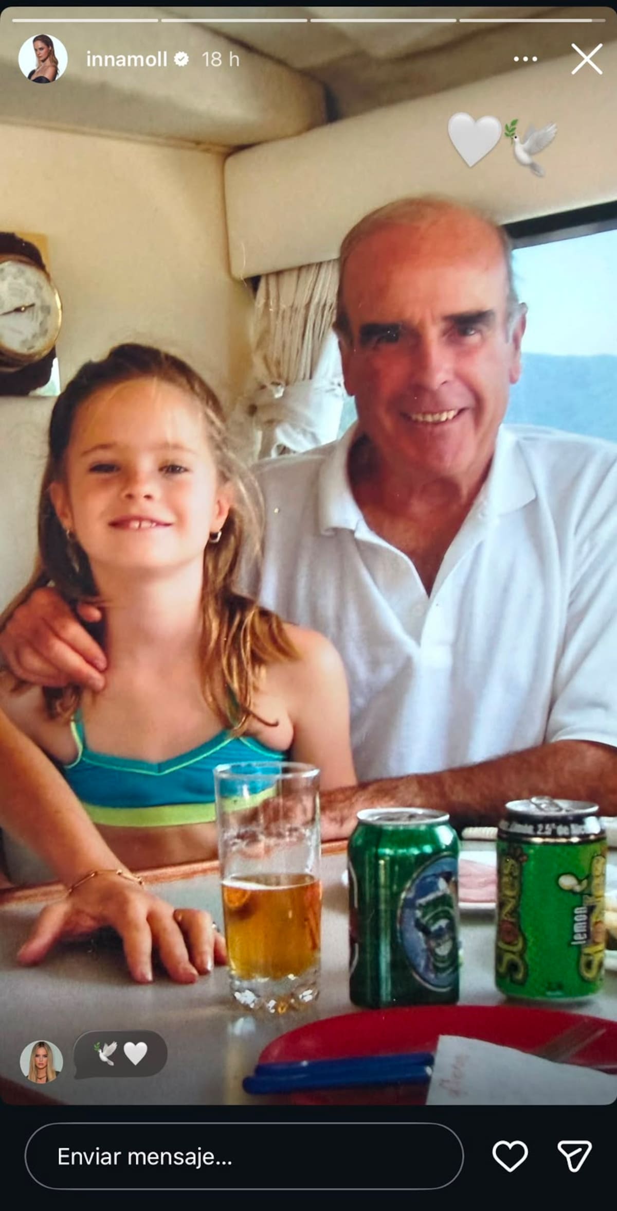 Despide a su abuelo a través de RRSS.
Foto: Instagram