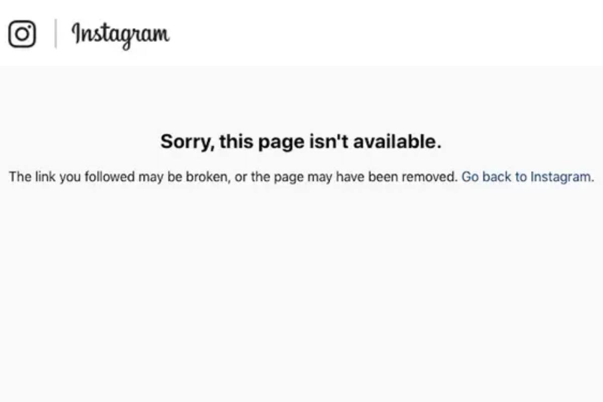 Si no encuentras a la persona o te aparece "Página no disponible", es por que fuiste bloqueado. Créditos: Captura Instagram
