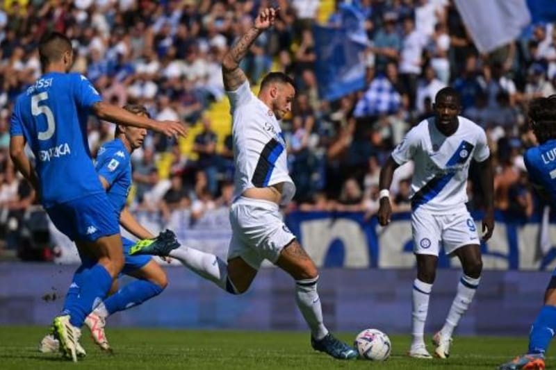 La lesión de Marko Arnautovic le trae problemas al Inter de Milán.