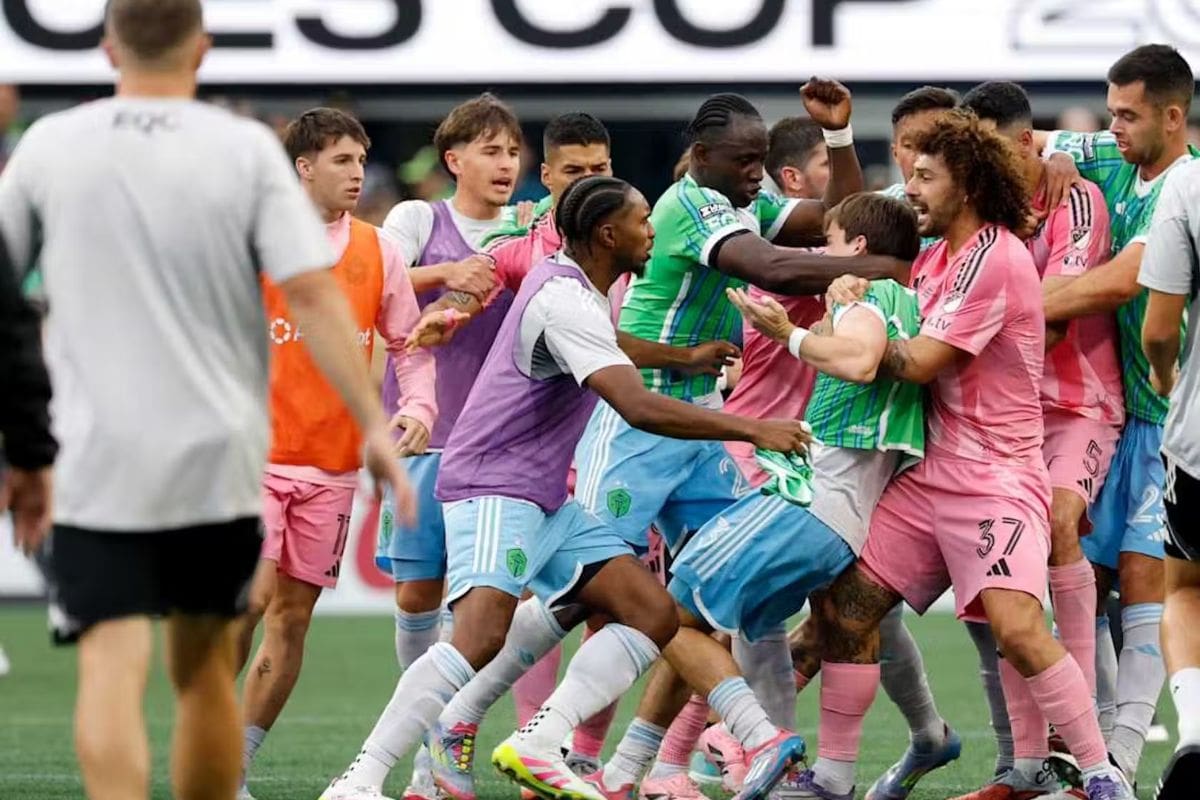 Escándalo en la final de la Leagues Cup.