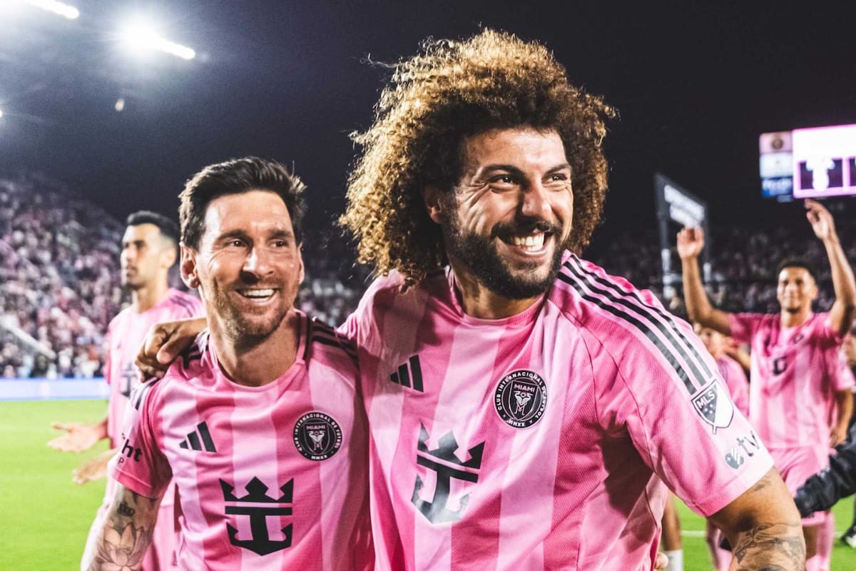 Lionel Messi y Peluca Falcón se quedaron sin entrenador. Foto: @InterMiamiCF