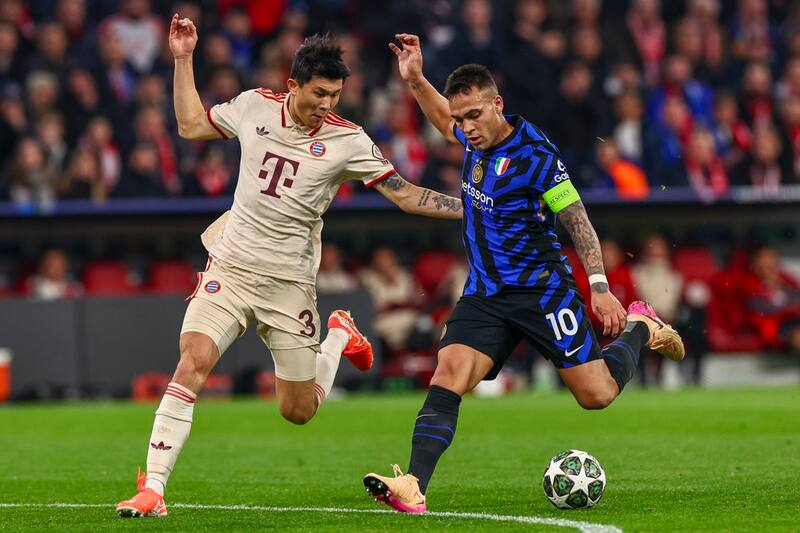 por los cuartos de final de la UEFA Champions League. Foto: EFE.
