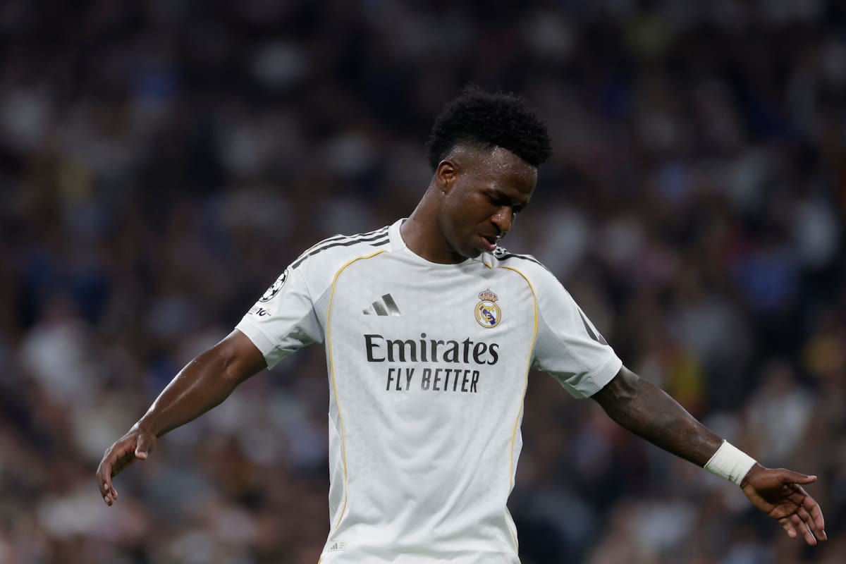 Vinicius Jr en la derrota del Real Madrid ante Bayern Munich. Foto: EFE.