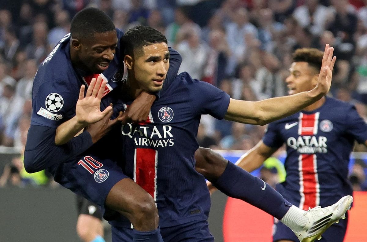 PSG recupera a Dembélé y Hakimi para la final de Champions ante Arsenal